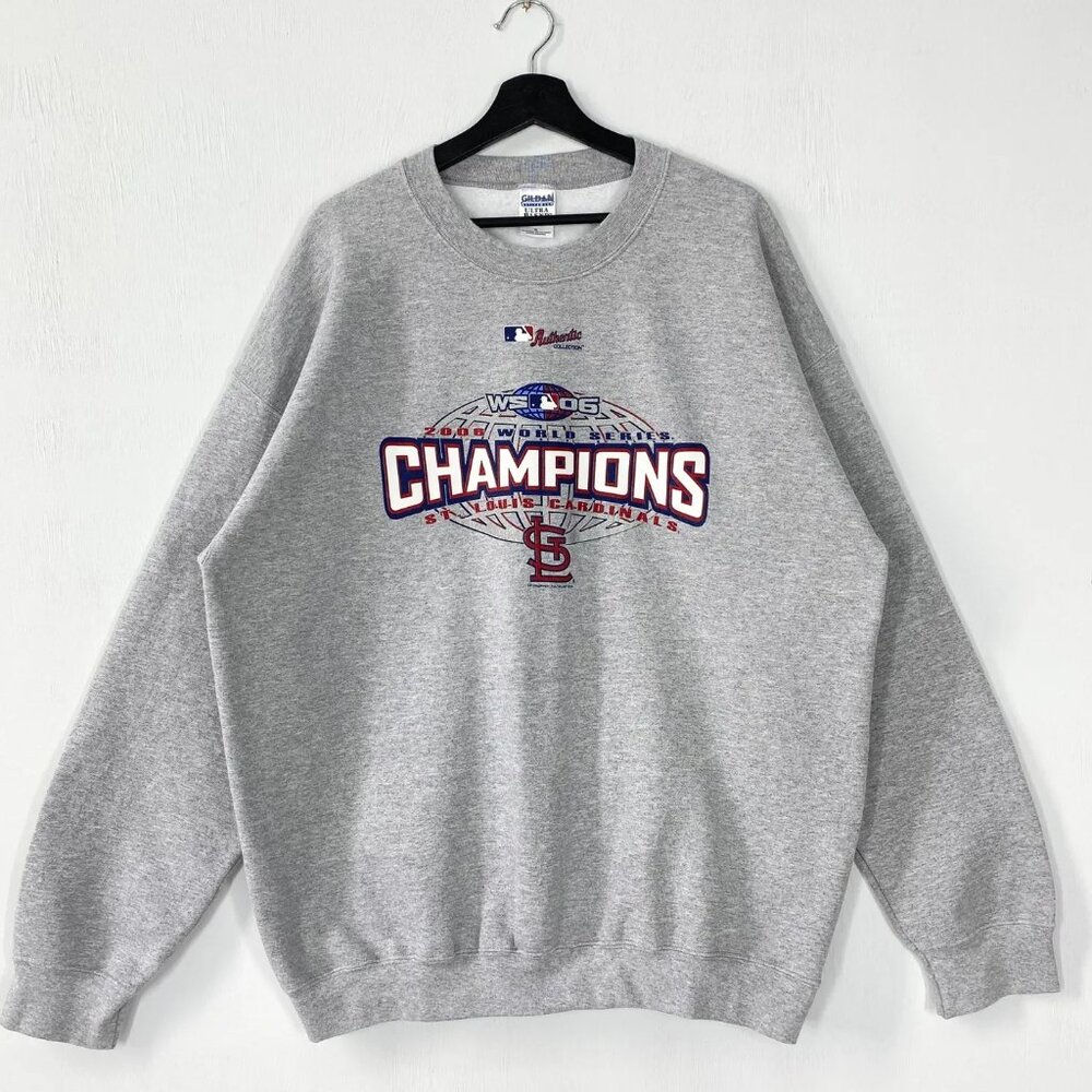 Vintage St. Louis Cardinals Champs Crewneck Sweatshirt, Retro Baseball MLB Shirt
